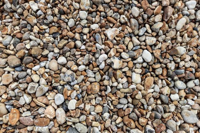 Close up of pebbles on th beach